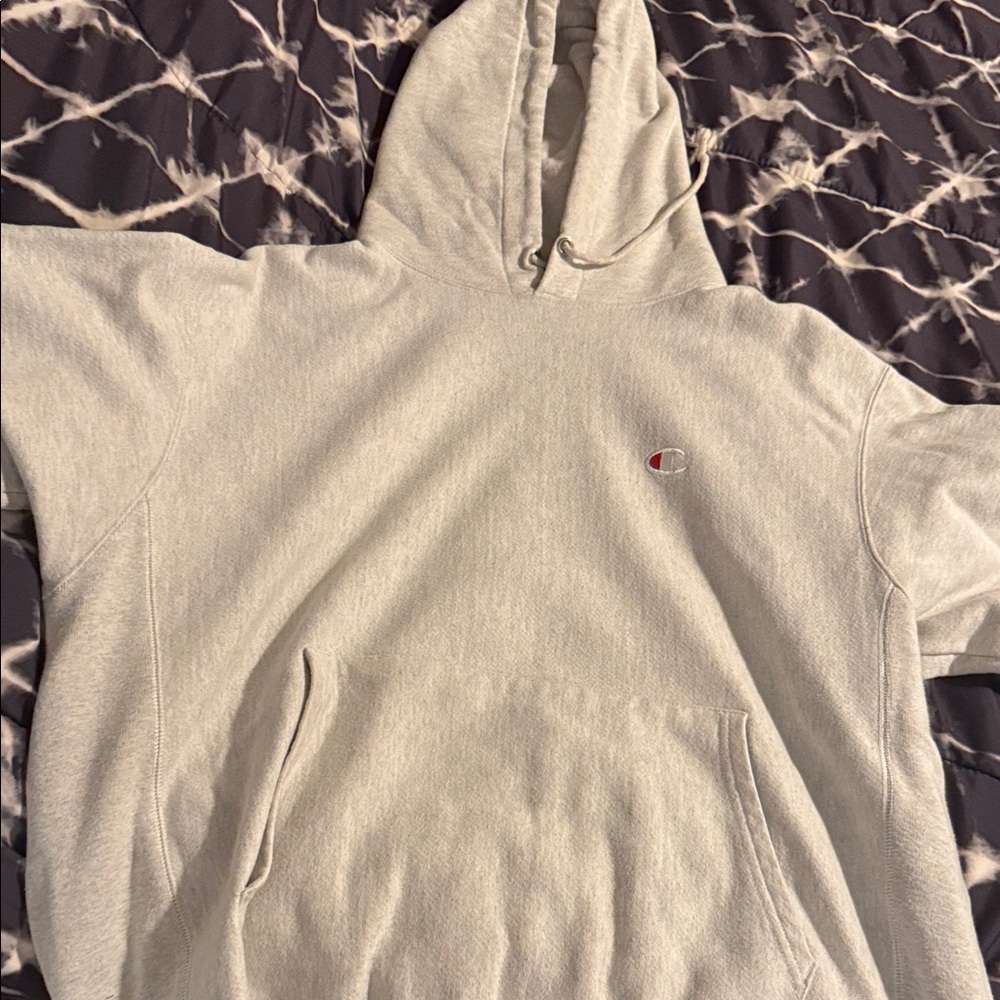 Champion Light Gray Men's Hoodie